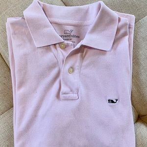 Men’s Vineyard Vines Light Pink Polo